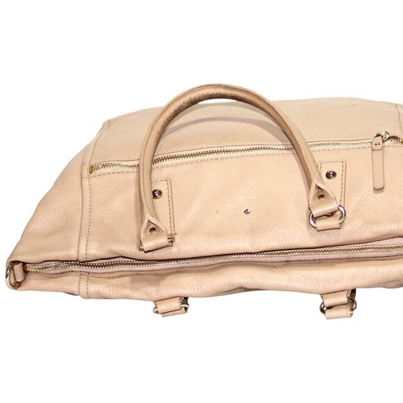 Kate Spade NY Beige Pebbled Leather Tote Satchel - Picture 8 of 12